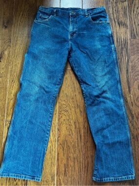 Genuine Dickies Carpenter Jeans Men's 34x32 Medium Wash Denim Work Outdoor